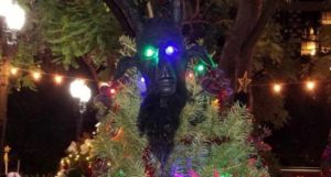 Call For An Uprising Christmas Tree Satan